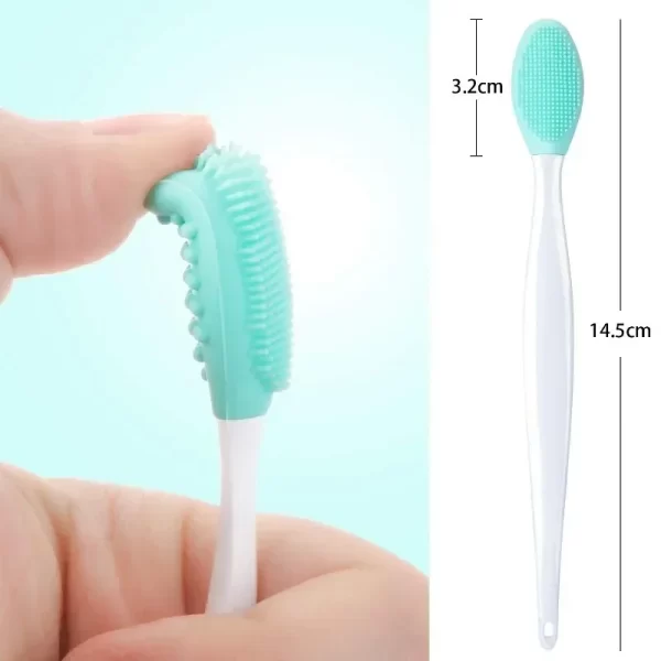 1PC Beauty Skin Care Wash Face Silicone Brush Exfoliating Nose Clean Blackhead Removal Brushes Tools With Replacement Head - Image 2