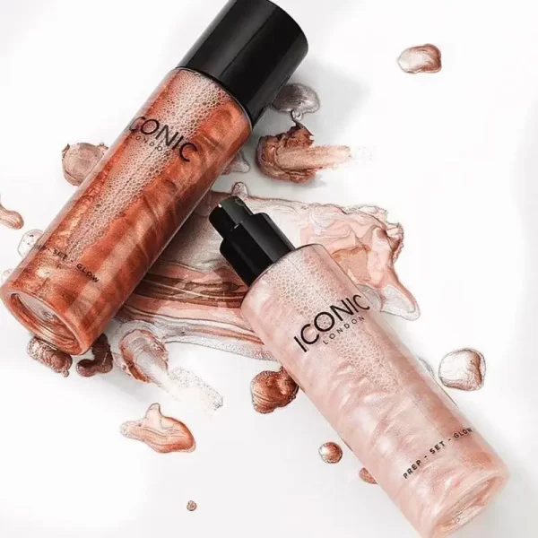 100ml Original Iconic London Illuminator Liquid Highlighter Prep Set Glow Highlight Makeup Mist Spray Quicksand Moisturizing - Image 2