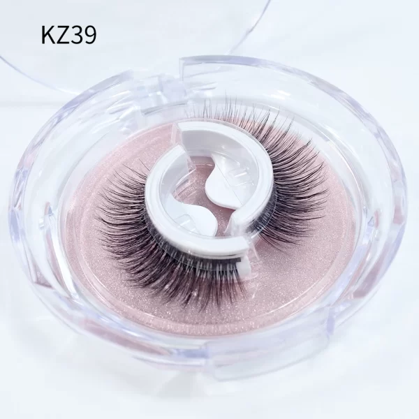 Self Adhesive Eyelashes Glue-Free Reusable 3d Wispy Thick Natural Lashes Makeup Fake Eyelashes - Image 11