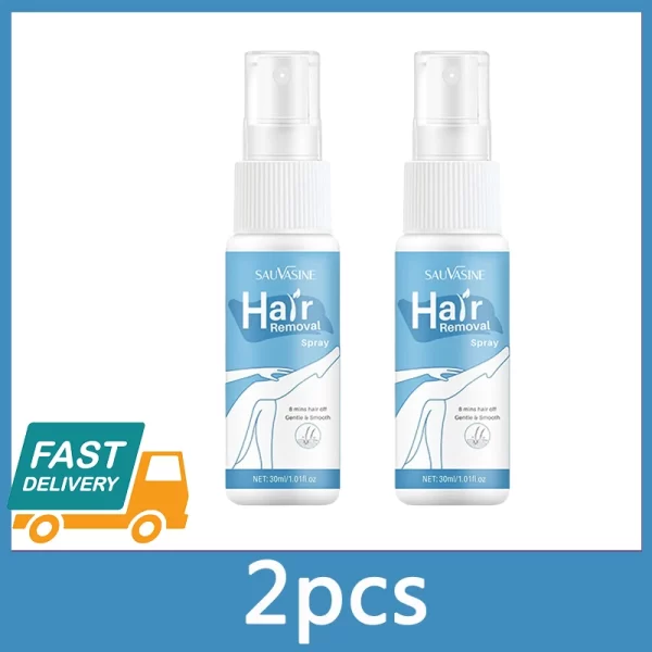 Pain Without Hair Removal Spray Woman Body Leg Privates Facial Hair Remover Men Hair Growth Inhibitors Mild Hair Removal 30ML - Image 9