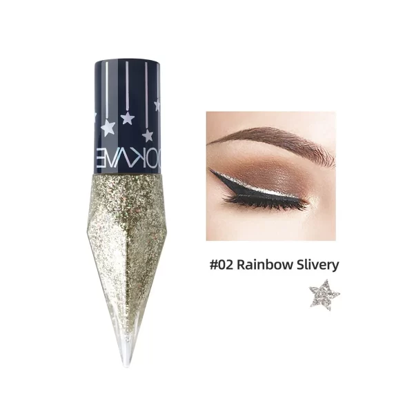 Diamond Shining Eyeliner Durable Waterproof and Sweat-proof 5-color Liquid Eye Shadow Maquillage Professional Makeup Tools - Image 8