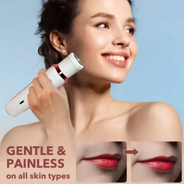 4 in 1 Electric Razor for Women Shaver Lady Shaver Body Hair Trimmer for Armpit Bikini Arm Leg Face Mustache Portable Painless - Image 6