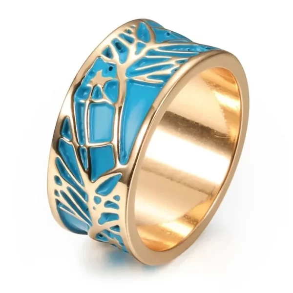 Green Leaf Enamel Handmade Oil Dropping Women's Ring Charm High Luxury Westernized  Prom Fancy Birthday Gift Fashion Jewelry - Image 11
