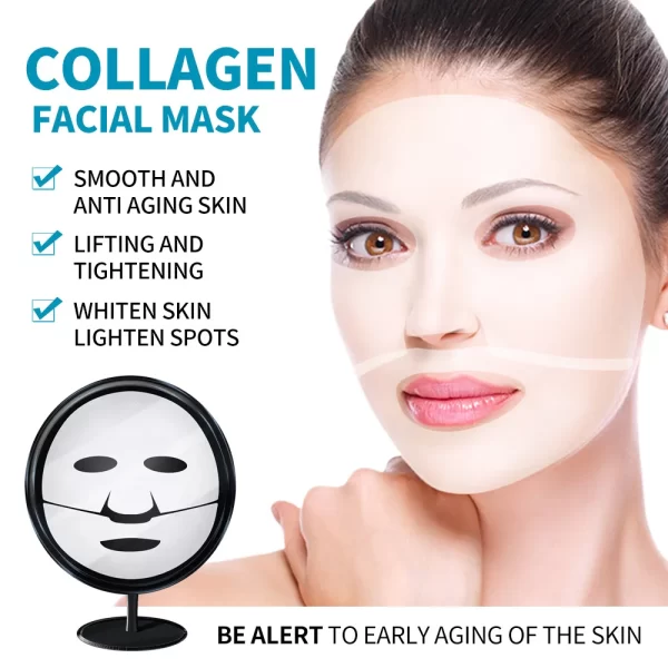 2PCS Collagen Face Mask Deep Moisturizing Collagen Protein Hydrogel Soft Mask For Women Skin Care Hot Selling Korean Cosmetics - Image 2
