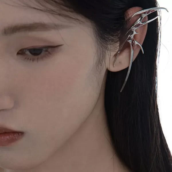 2024 New Blood Butterfly Ear Clip Cyberpunk Style Men's And Women's Jewelry Party Gift - Image 6