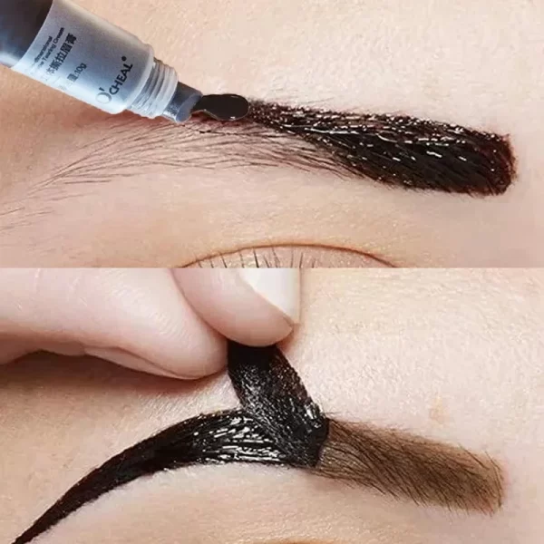 15-minute Semi Permanent Eyebrow Dye Tint Fast Gel Eyelash Kit Eyebrows Tint Dye Makeup Eyebrow Cream - Image 3