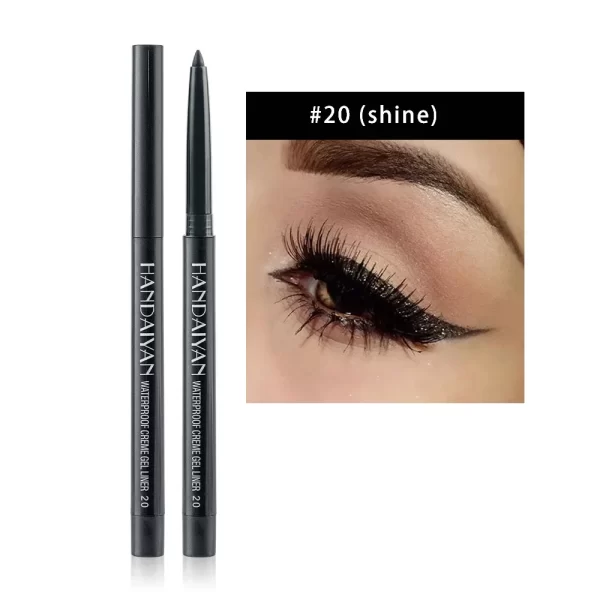 Sexy Purple Waterproof Matte Eye Cosmetics EyeLiner Pencil Long Lasting Women Fashion Pink Black Eye Charming Eye Liner Pencil - Image 23