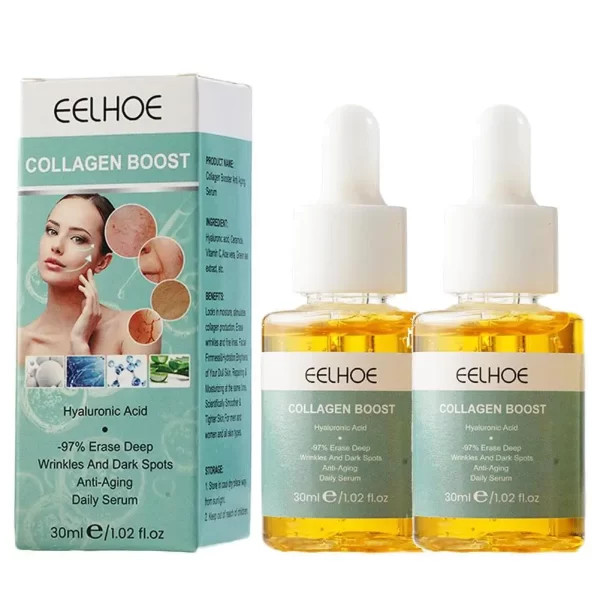 30mlX2 Advanced Collagen Boost Face Serum Brightening Collagen Moisturizing Face Essence Fade Fine Lines Face Lifting Skin Care - Image 2