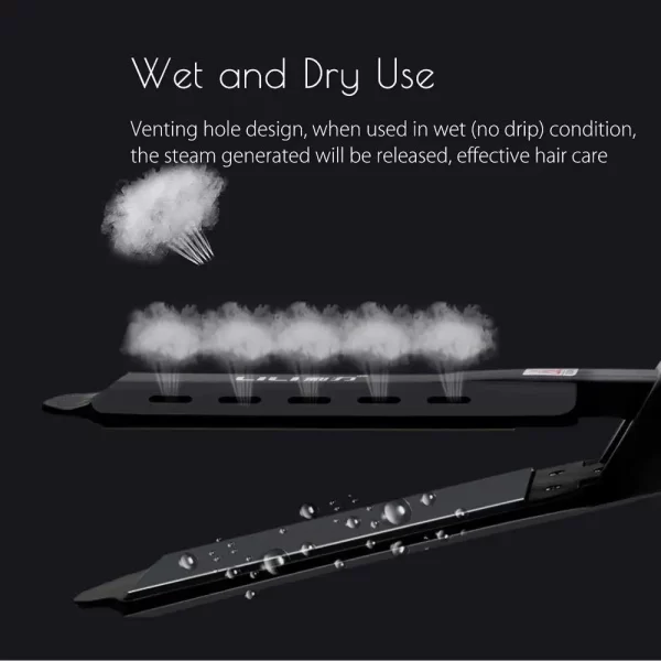 Curling And Straightening Dual Use Hair Straightening Splint Constant Temperature 4 Gears Portable Air Bangs Curling Straightene - Image 2