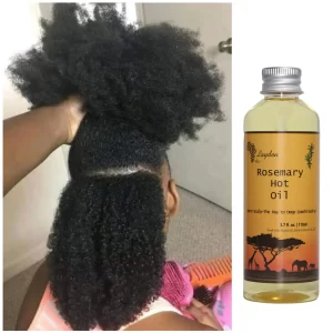 One Touch to Gorgeous with African Rosemary Hot Oil Made by Ancient Methods Scalp Hair Strengthening