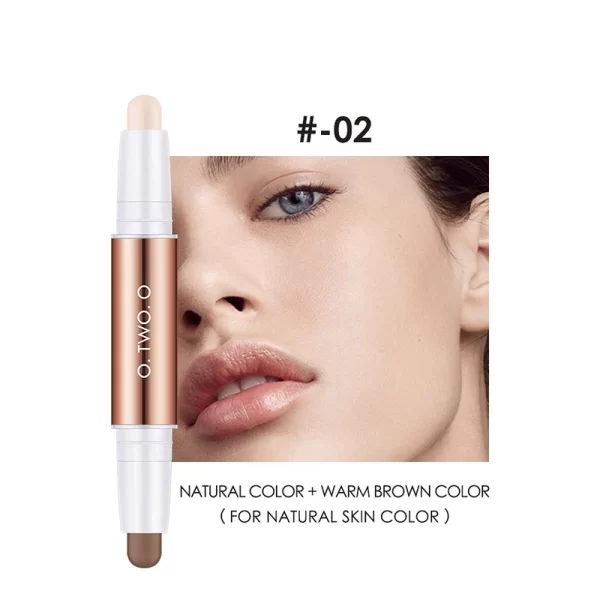Finishing Stick - Dual Color Finishing Stick, Highlighter and Concealer Stick, Long Lasting and Waterproof - Image 10