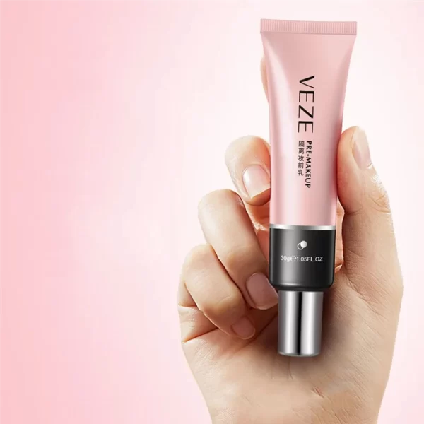 VEZE Foundation Breathable Lightweight Natural Cosmetic Concealer Pre-Makeup Primer Pore Eraser - Image 4