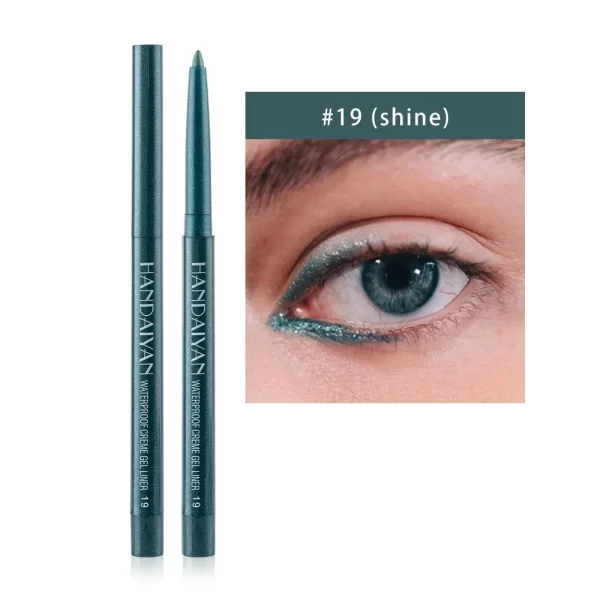 Sexy Purple Waterproof Matte Eye Cosmetics EyeLiner Pencil Long Lasting Women Fashion Pink Black Eye Charming Eye Liner Pencil - Image 24