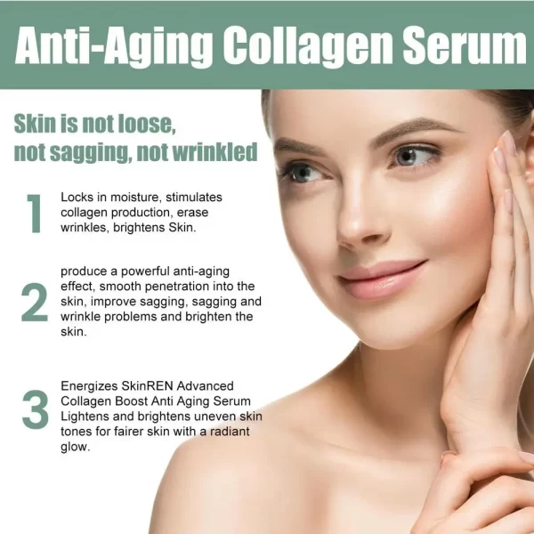 30mlX2 Advanced Collagen Boost Face Serum Brightening Collagen Moisturizing Face Essence Fade Fine Lines Face Lifting Skin Care - Image 4