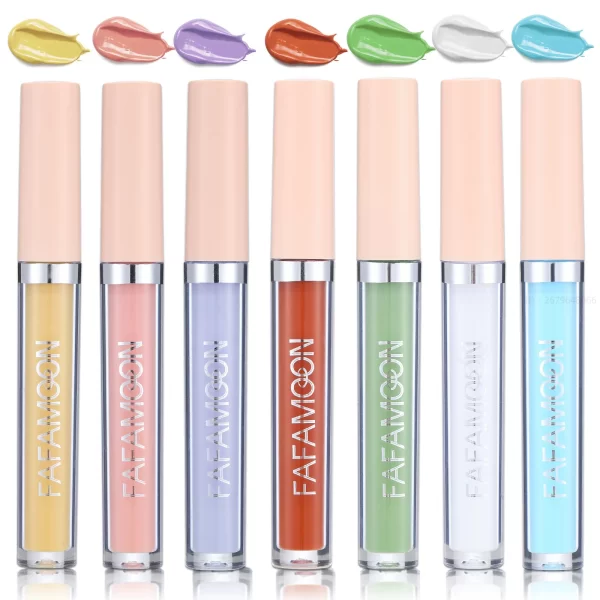 7-color Concealer Eye Dark Circles Red Spots Acne Marks Cover Liquid Concealer Face Foundation Correcting Skin Color Cosmetics - Image 6
