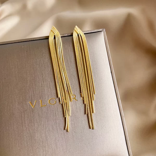 2023 Luxury Women's Earrings Rhinestone Fringe Hanging Zircon Earrings New Shiny Wedding Statement Party Jewelry Gifts - Image 11