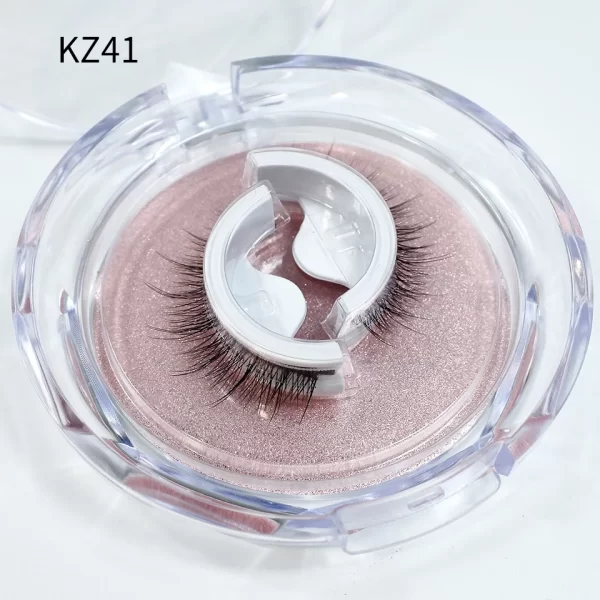 Self Adhesive Eyelashes Glue-Free Reusable 3d Wispy Thick Natural Lashes Makeup Fake Eyelashes - Image 19