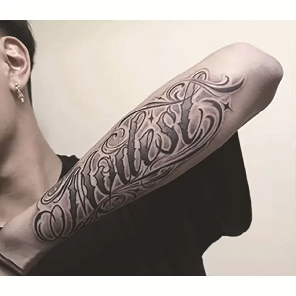 Semi Permanent Juice Ink Lasitng Temporary Tattoo Sticker Arm Sleeve Wings Text Eye Rose Waterproof Tattoos Fake Keep 7-15 Days - Image 28