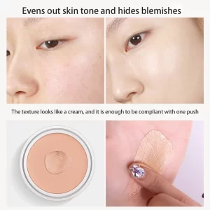 Concealer Foundation Cream Waterproof Long Lasting Moisturize Deep Complexion Dark Circles Acne Marks Cover Spots Face Makeup