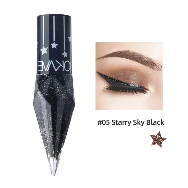 Glitter Liquid Eyeliner Pen Pearlescent Sequins Diamond Bright Shining Eyeliner Waterproof Lasting Eye Shadow Women Cosmetics - Image 7