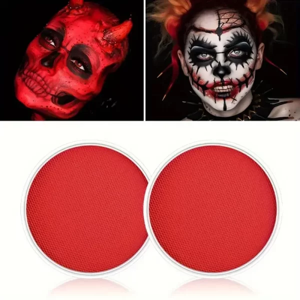 30G Water Monochromatic Body Paint Black And White Matching Makeup Face Paint Halloween Party Waterproof Makeup Body Painting - Image 9