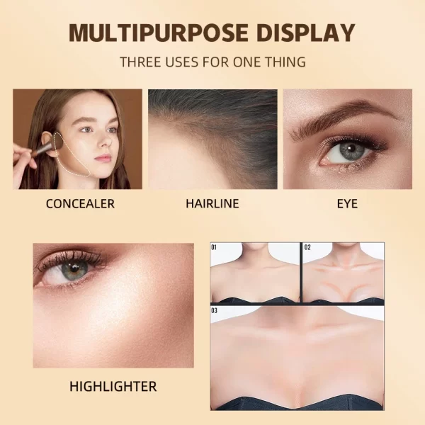 QIBEST Contour Stick Face Bronzer Makeup Waterproof Matte Finish Highlighters Shadow Contouring Pencil Stick Lasting Cosmetics - Image 4