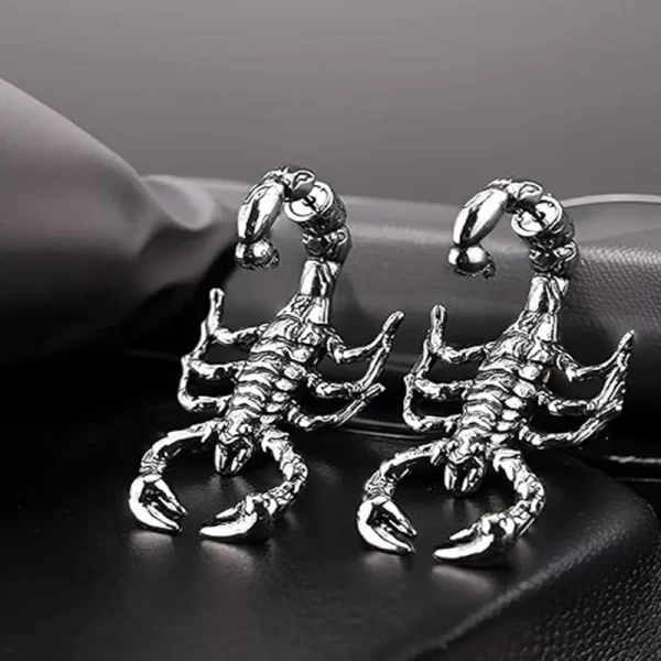 New Personalized Originality Design Scorpion Stud Earring Gothic Hip Hop Earring for Men Cartilage Pendants Punk Rock Jewelry - Image 3