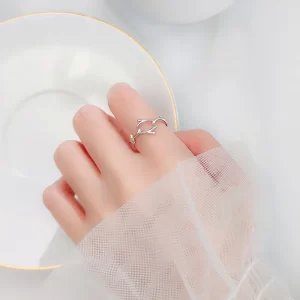 Vintage Personality Design Hollow Out Dragon Rings for Men Women Opening Stainless Steel Punk Finger Ring Hip Hop Rock Jewelry