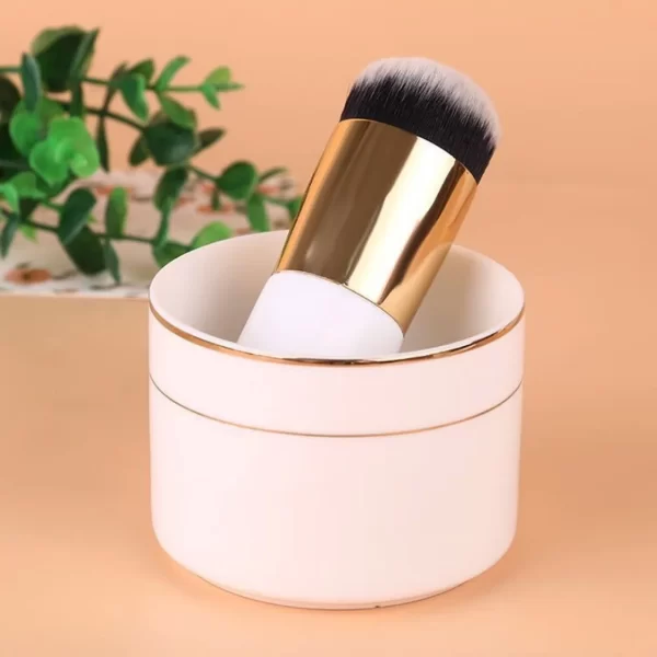 New 2023 Chubby Pier Foundation Brush Flat Cream Makeup Brushes Professional Cosmetic Make-up Brush - Image 5