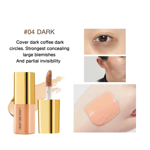 Mini Liquid Concealer High Coverage Corrector Anti Dark Circle Freckle Waterproof Foundation Cream for Face Makeup Base Cosmetic - Image 8