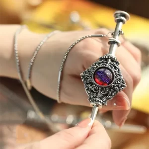 Magic Witch Necklace Women\'s Vintage Blood Pack Removable Witch Wand Pendant Cosplay Jewelry Couple New Lover Gift