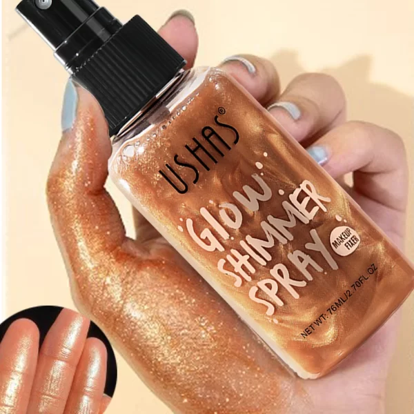 Diamond Liquid Highlight Waterproof High Gloss Glitter Body Bronzer Highlight Long-lasting Wear Face Contour Illuminator Makeup - Image 2