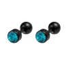 1 Pair Medical Stainless Steel Crystal Screw Round Ball Stud Earrings Ear Bone Nail Cartilage Earring Ear Piercing Body Jewelry - Image 12