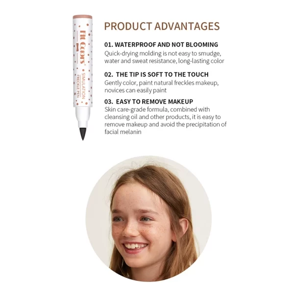 Waterproof Sweat-resistant Not Blooming Eyeliner Not Easy Smudged Eye Pencil Playful Retro Sexy Freckle Pen Korean Cosmetics - Image 5