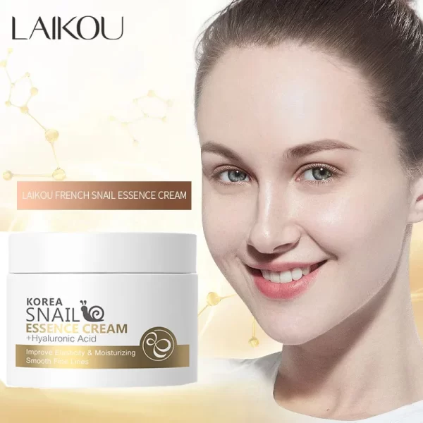 Snail Anti-aging Cream Collagen Moisturizing Nourish Repair Face Damaged Lift Firm Smooth Bright Whitening Skin Care Day Cream - Image 2