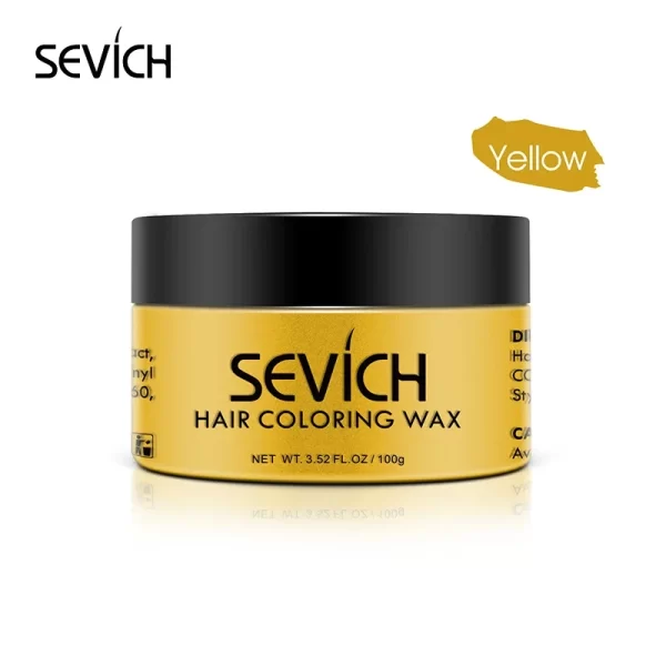 9 Color Hair Color Wax For Men and Women One-time Temporary Hair Color Cream Gel 100g Grandma Grey Color Hair Styling - Image 11