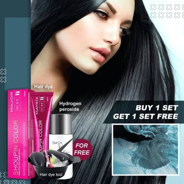 Damage-Free Permanent Hair Color Dye Set DIY Hair Coloring Kit brown hot pink hair dye color for gray hair coverage Styling Tool - Image 15