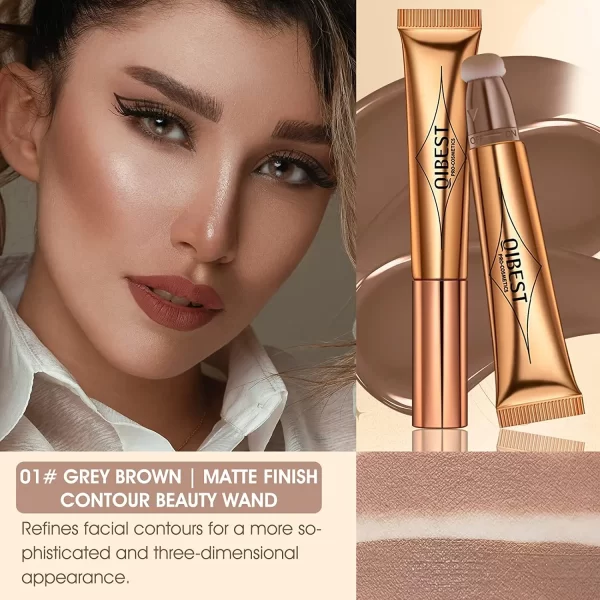 Blush Stick Cream Blusher Blush Highlighter Stick Concealer Pen Versatile Highlighter Makeup Stick Lip Cheek Eye Multi-use Stick - Image 3