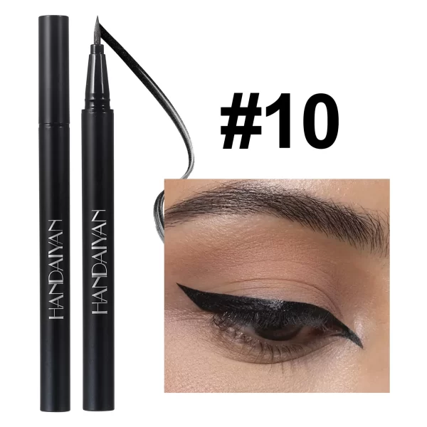 Diamond Shiny Eye Liner Eyeshadow Waterproof Quick-dry Silver Gold Metellic Pearlescent Liquid Eyeliner Silkworm Brighten Makeup - Image 13