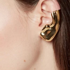 Punk Vintage Half Ear Contour Metal Ear Clip Stud Earrings For Women girls Ear Bones Clip Fashion Earring Jewelry Gift