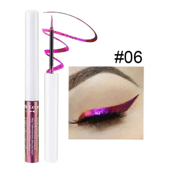 1PC Pearl Gloss Shiny Metallic Eyeshadow Liner Liquid Chameleons Eyeliner Multi Chrome Color Aurora Eye Makeup Glitter Pigment - Image 12