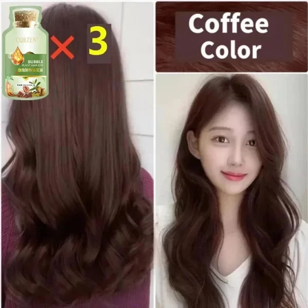 Natural Pure Herbal Hair Dye Shampoo 5 Minutes Change Hair Color Non-irritating Repair Gray White Fashion Hair Care Women Men - Image 11