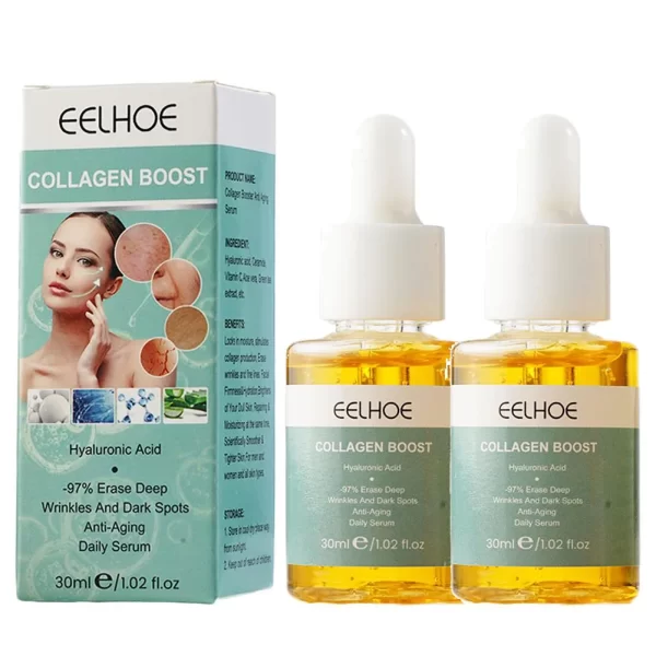 30mlX2 Advanced Collagen Boost Face Serum Brightening Collagen Moisturizing Face Essence Fade Fine Lines Face Lifting Skin Care - Image 7