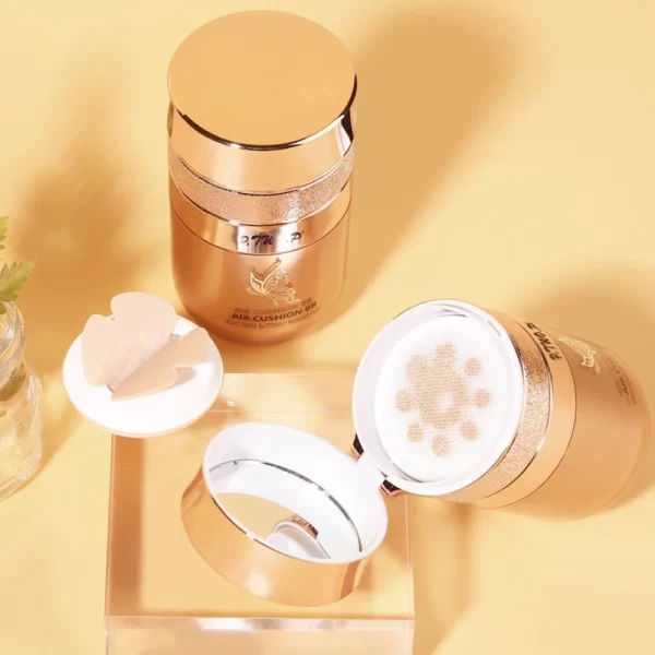 Air Cushion BB Cream Butterfly Powder Puff Moisturizing Foundation Concealer Whitening Oil-control Waterproof Makeup Cosmetics - Image 2
