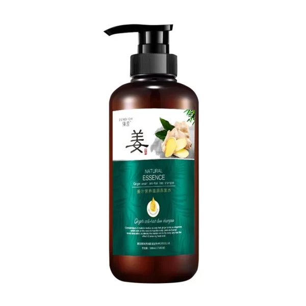 Silky Supple Shampoo Hair Oil Ginger Essence Natural Extract Smooth Mild Formula Itch Protect Moisturizes Nourishes Clears 500ml - Image 7