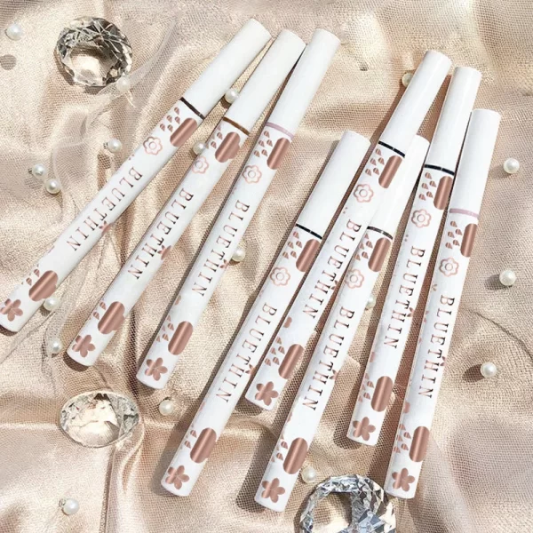 Eyeliner Lying Silkworm Pencil Undercover Draw Down To Non-Smudge Fine Natural Long-lasting Waterproof Eyes Liner Beauty Makeup - Image 2