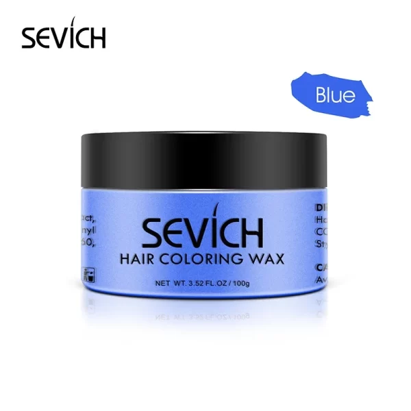 9 Color Hair Color Wax For Men and Women One-time Temporary Hair Color Cream Gel 100g Grandma Grey Color Hair Styling - Image 12
