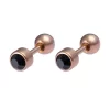 1 Pair Medical Stainless Steel Crystal Screw Round Ball Stud Earrings Ear Bone Nail Cartilage Earring Ear Piercing Body Jewelry - Image 21