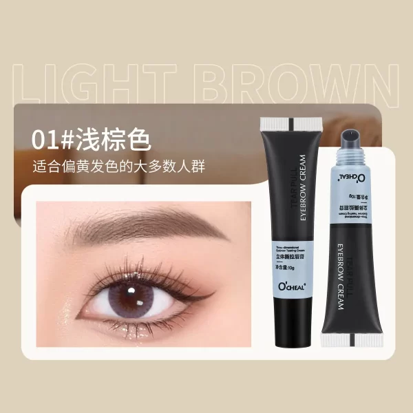 Semi Permanent Professional Henna Eyebrow Hair Dye 15 Minute Fast Easy Dye Hair Dye Eyebrow Hair Dye Cosmetics Gel Eyelash Set - Image 8