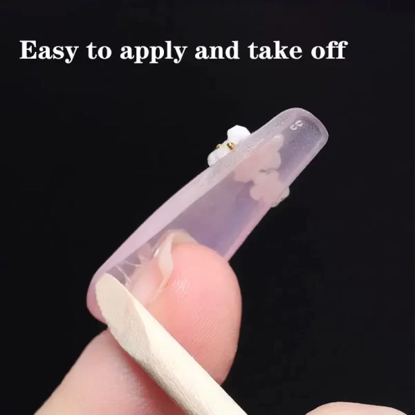 240Pcs Double Side Adhesive Tape Glue Sticker False Nail Glue for Fake Nails Tips Clear Jelly Gel Pad Press On Nails Manicure 23 - Image 7